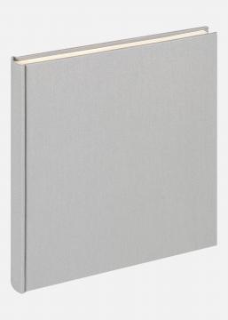 Cloth lbum Cinzento - 22,5x24 cm (40 Pginas brancas / 20 folhas)