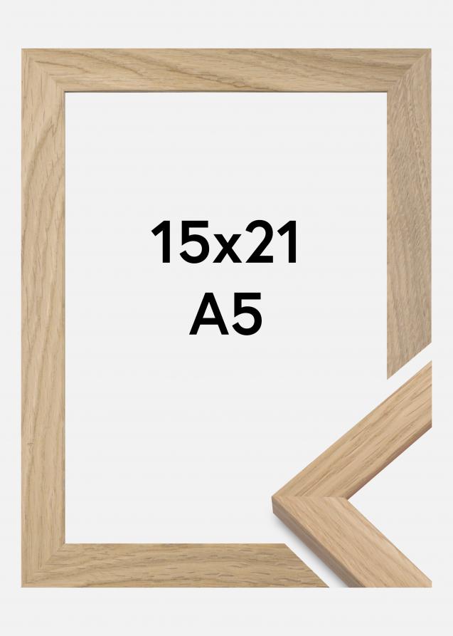 Moldura Oak Wood Vidro acrílico 15x21 cm (A5)