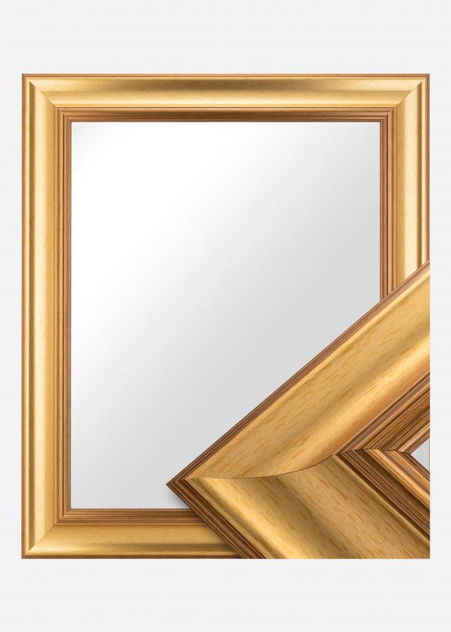 Espelho Hampshire Dourado - Tamanho personalizável