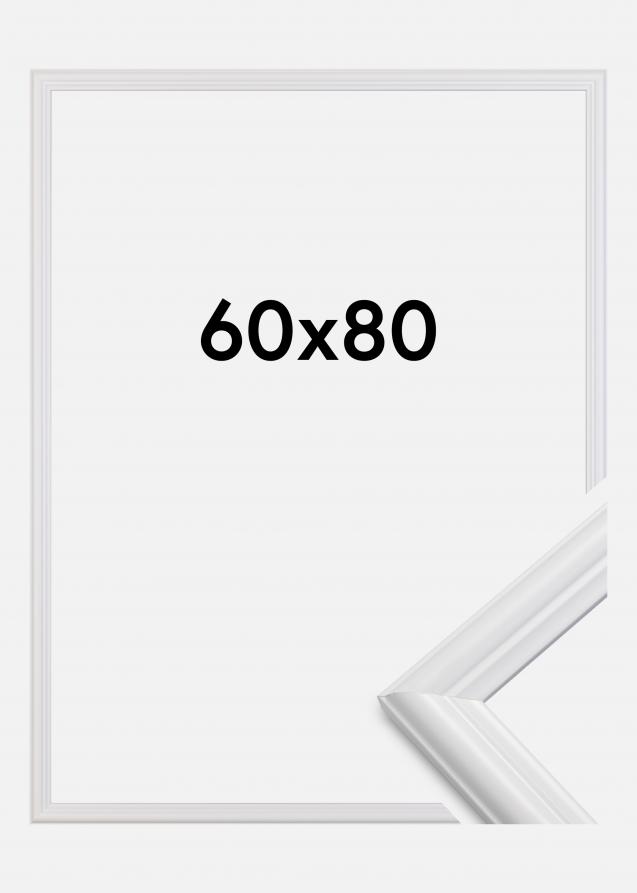 Moldura Siljan Vidro acrílico Branco 60x80 cm