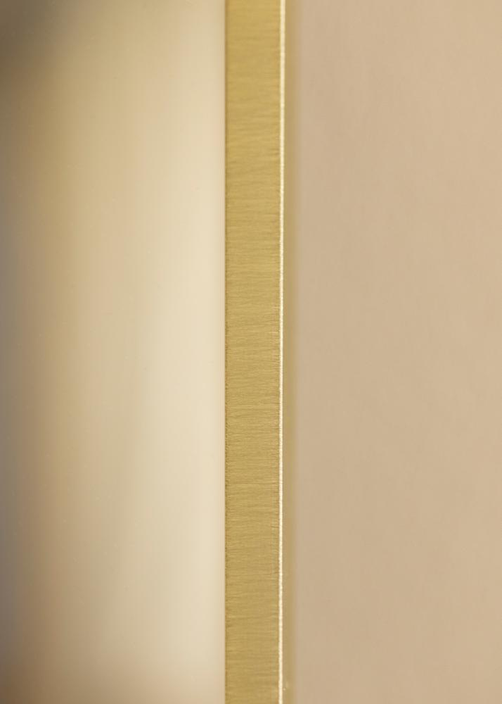 Espelho Nielsen Premium Alpha Escovado Dourado - Tamanho personalizvel