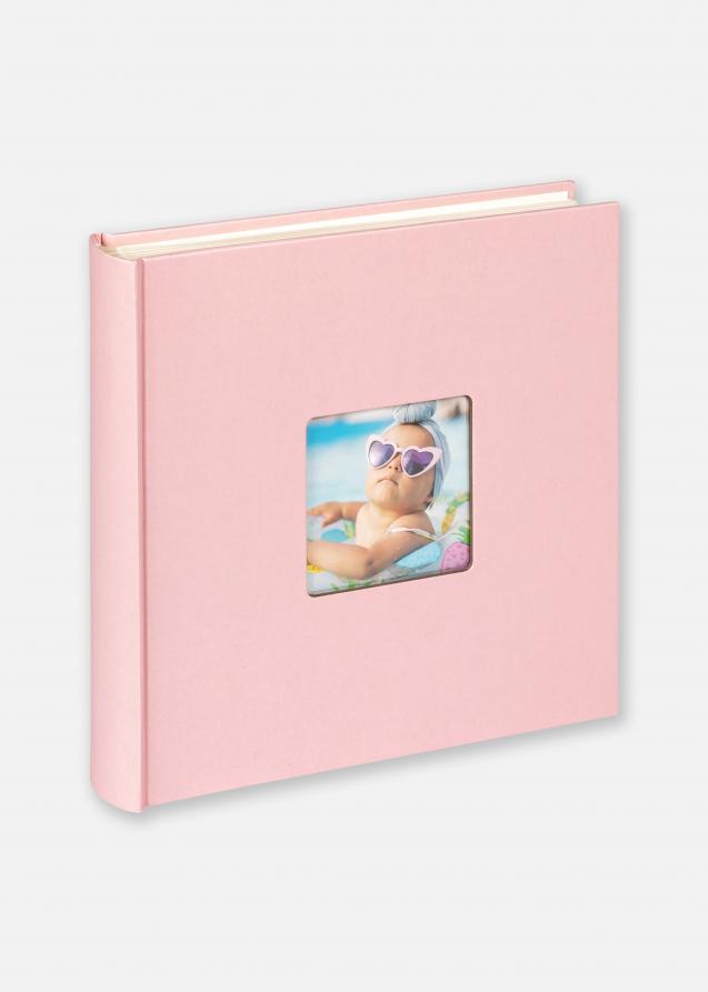Fun Álbum de bebé Cor-de-rosa - 30x30 cm (100 Branco sidor/50 folhas)