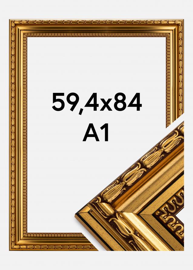 Moldura Birka Premium Dourado 59,4x84 cm (A1)