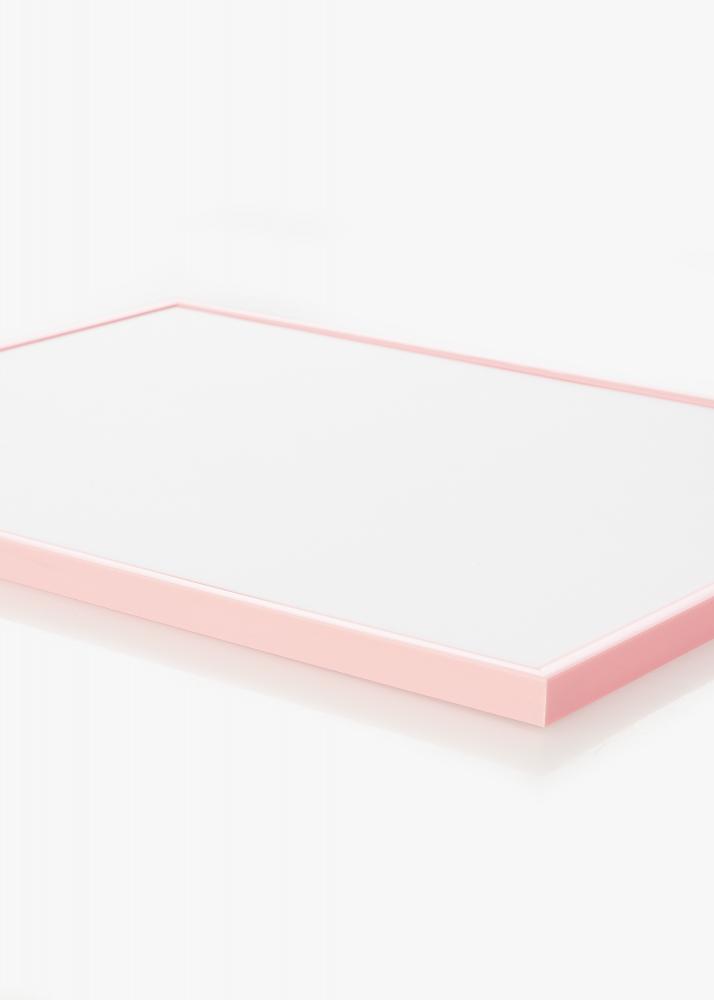 Moldura New Lifestyle Cor-de-rosa 20x30 cm - Passe-partout Branco 15x22 cm