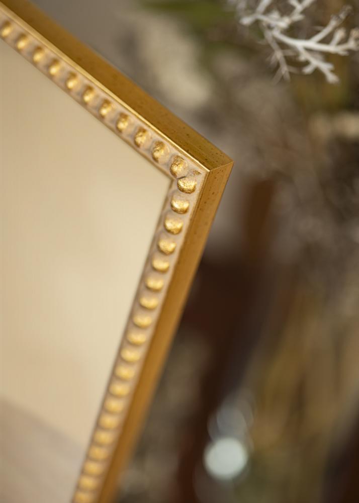 Espelho Sylvia Dourado - Tamanho personalizvel