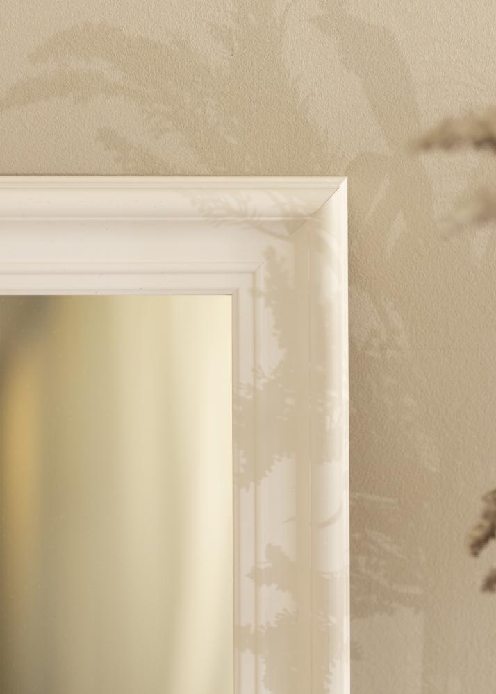 Espelho Mora Branco - Tamanho personalizvel