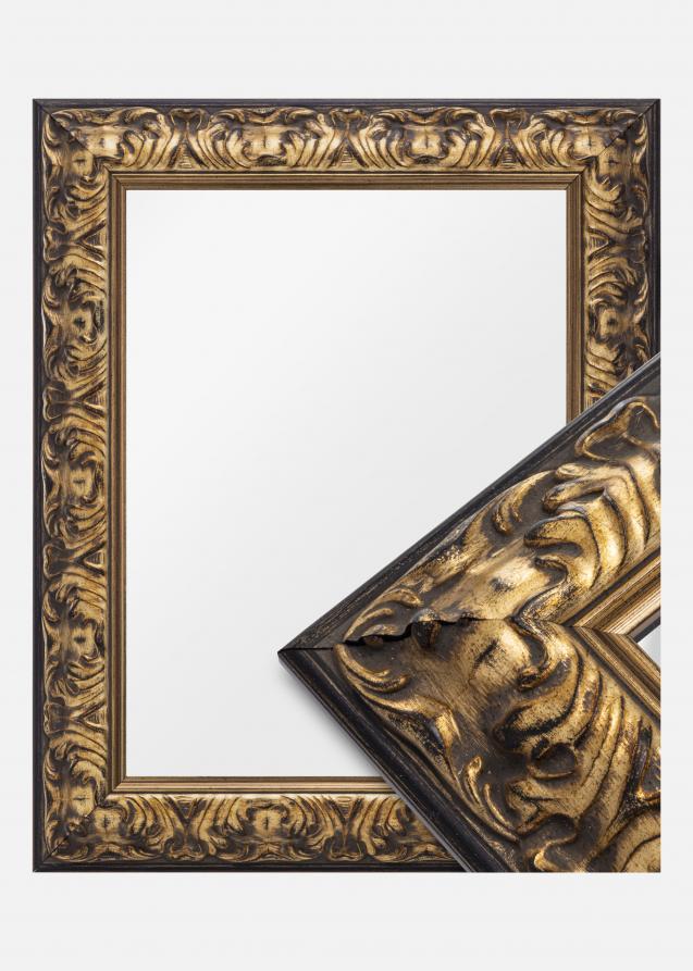 Espelho Odin Dourado/Preto - Por medida