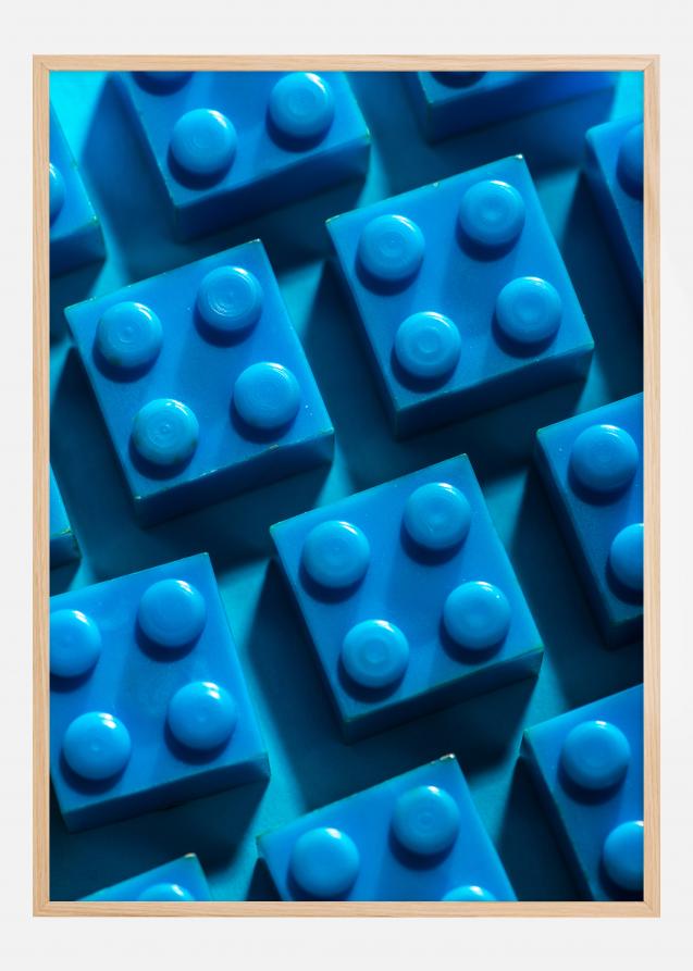 Cartaz lego azul