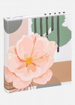 Variety floral lbum Cor-de-rosa - 28x29 cm (60 Pginas brancas / 30 folhas)
