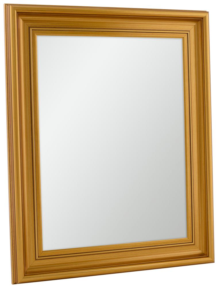 Espelho Mora Dourado - Tamanho personalizvel
