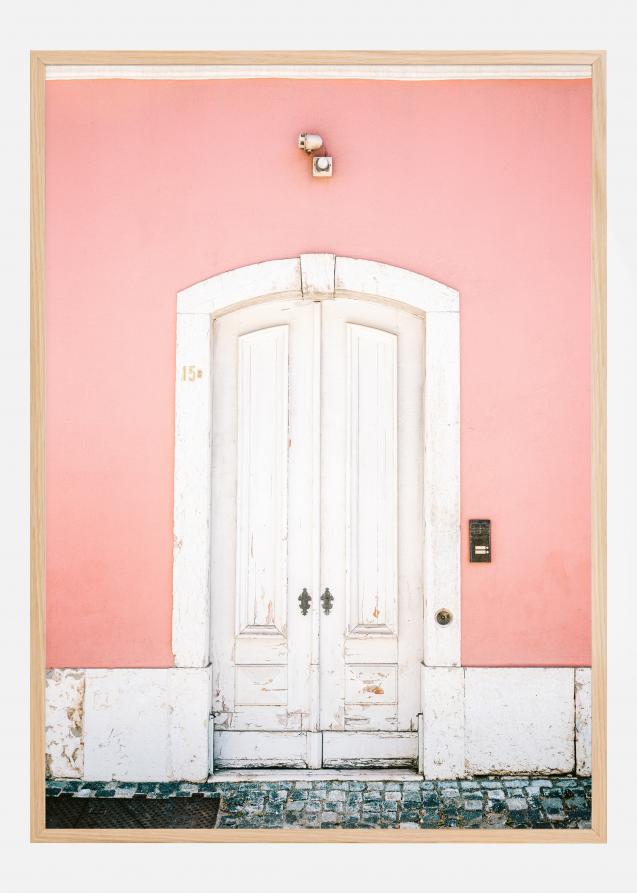 White Lisbon Door Póster