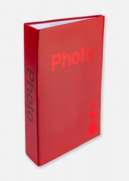 ZEP lbuns de fotografias Vermelho - 402 Fotografias em formato 11x15 cm