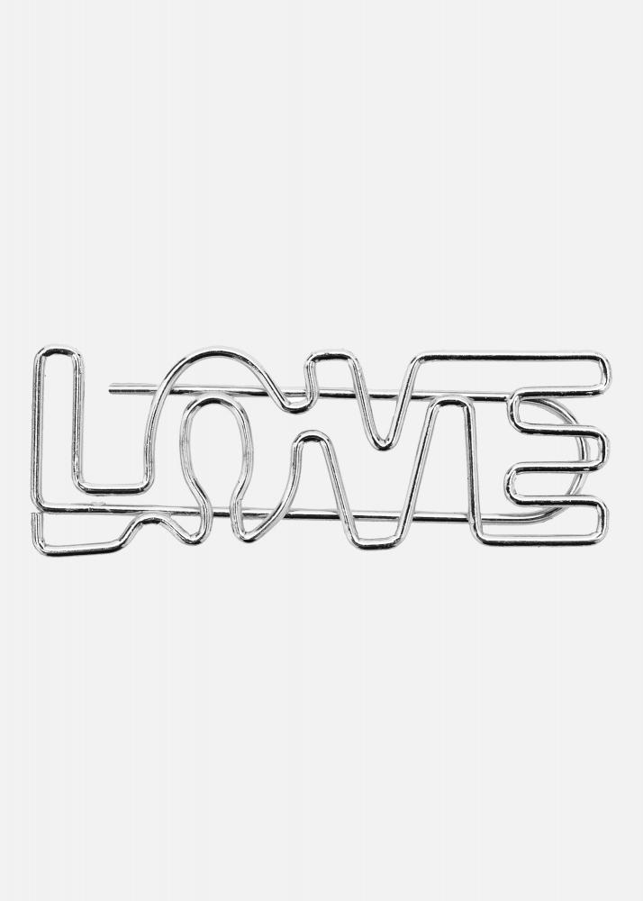 PAC Metlico Paperclip LOVE Silver