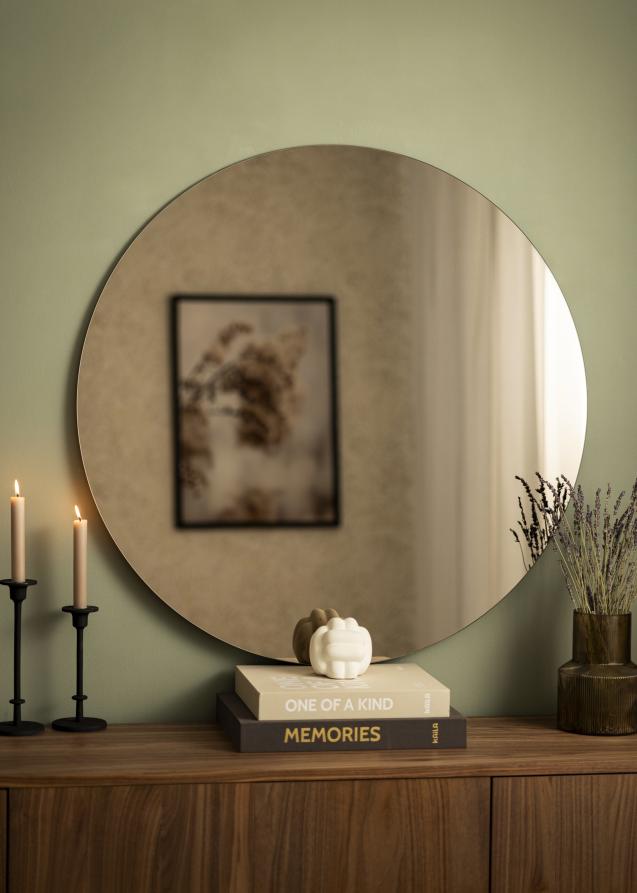 KAILA Redondo Espelho Dfolha Bronze 90 cm