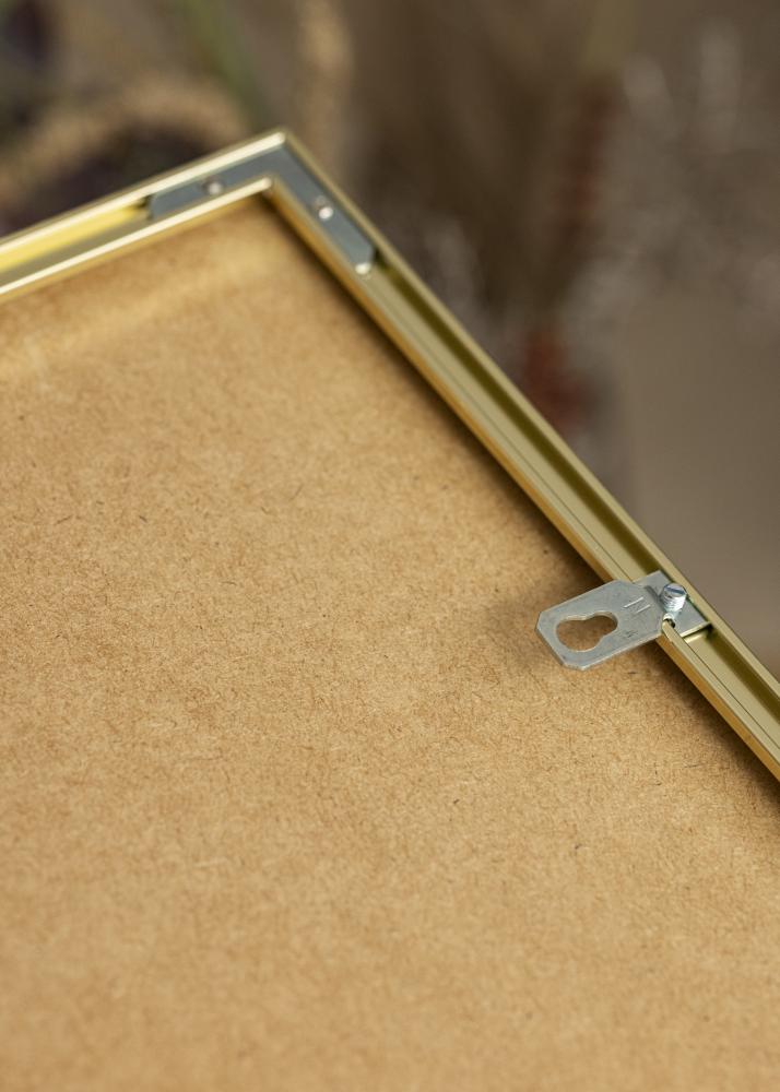Moldura Visby Vidro acrlico Brilhante Dourado 70x100 cm