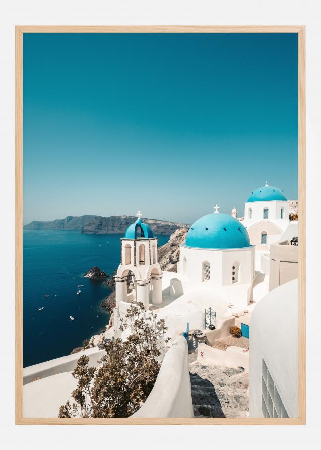 Cartaz Grécia Azul