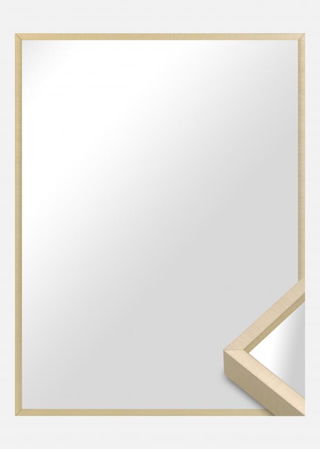 Espelho Nielsen Premium Alpha Escovado Dourado - Tamanho personalizável