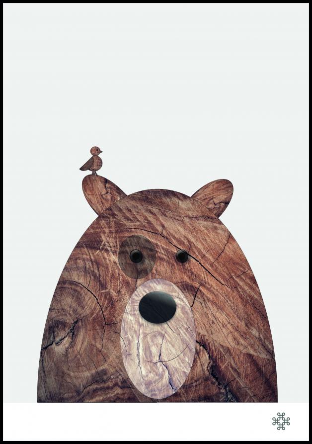 Wood bear Póster