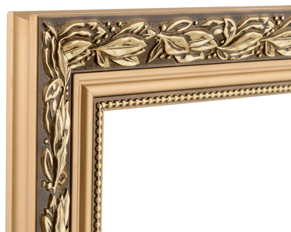 Espelho Jung Dourado - Tamanho personalizvel