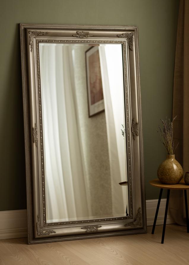 Espelho Palermo Prateado 66x126 cm