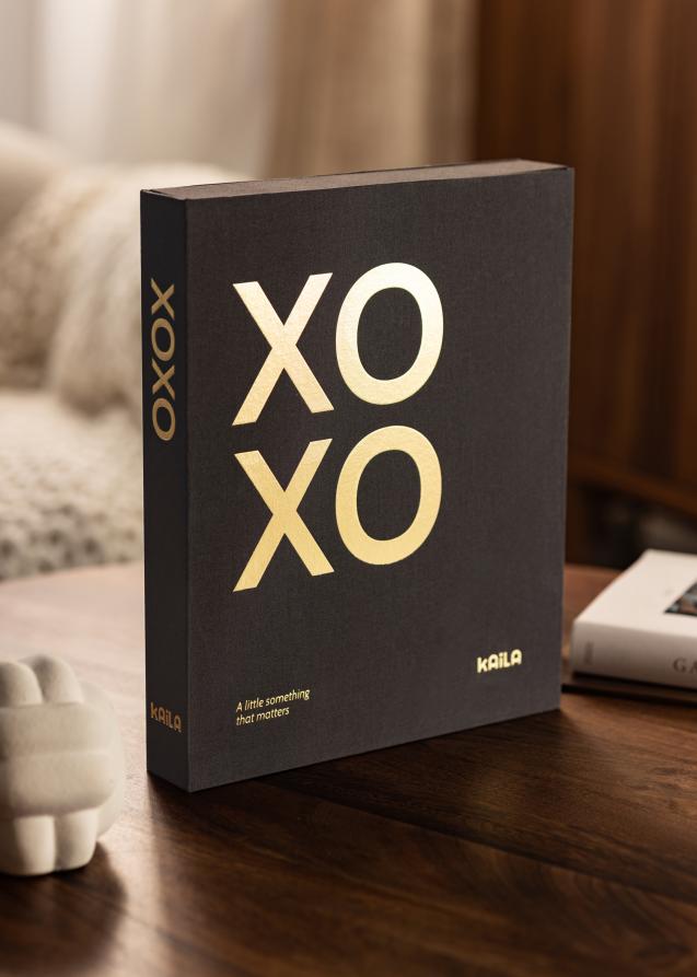 KAILA XOXO Black - Coffee Table Photo Álbum (60 Páginas pretas / 30 folhas)