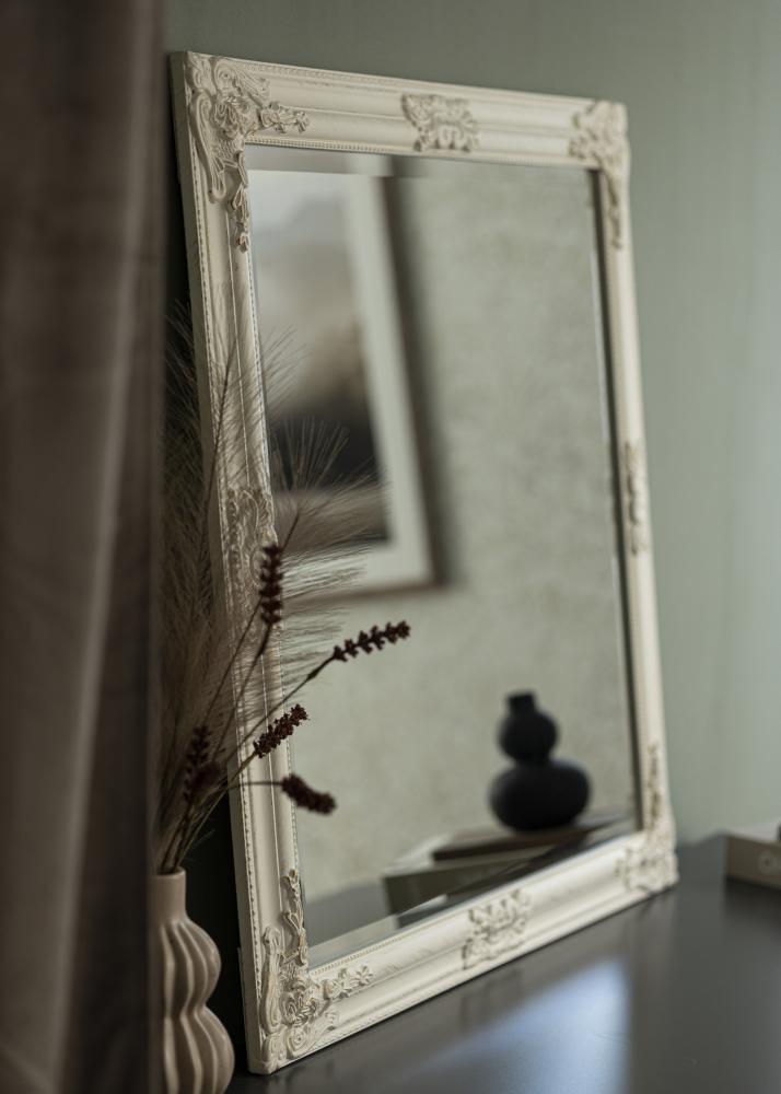 Espelho Bologna Branco 80x80 cm