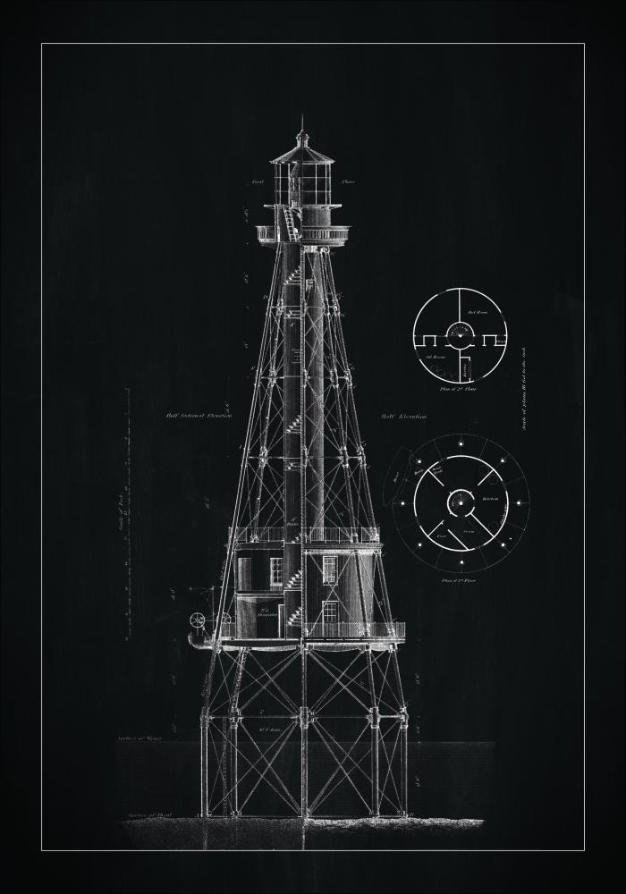 Ardsia - Farol - Ship Shoal Lighthouse Pster