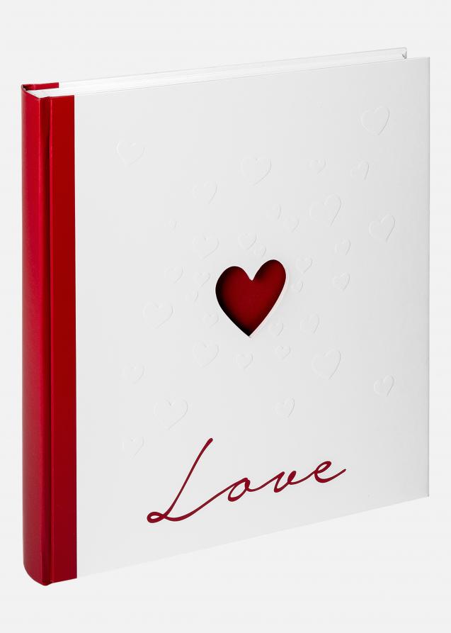 Love Álbum de casamento Branco - 25,7x29,2 cm (50 Páginas brancas / 25 folhas)