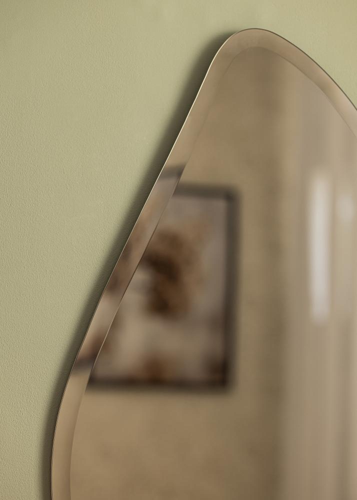 KAILA Espelho Deluxe Drop Dfolha Bronze 45x70 cm