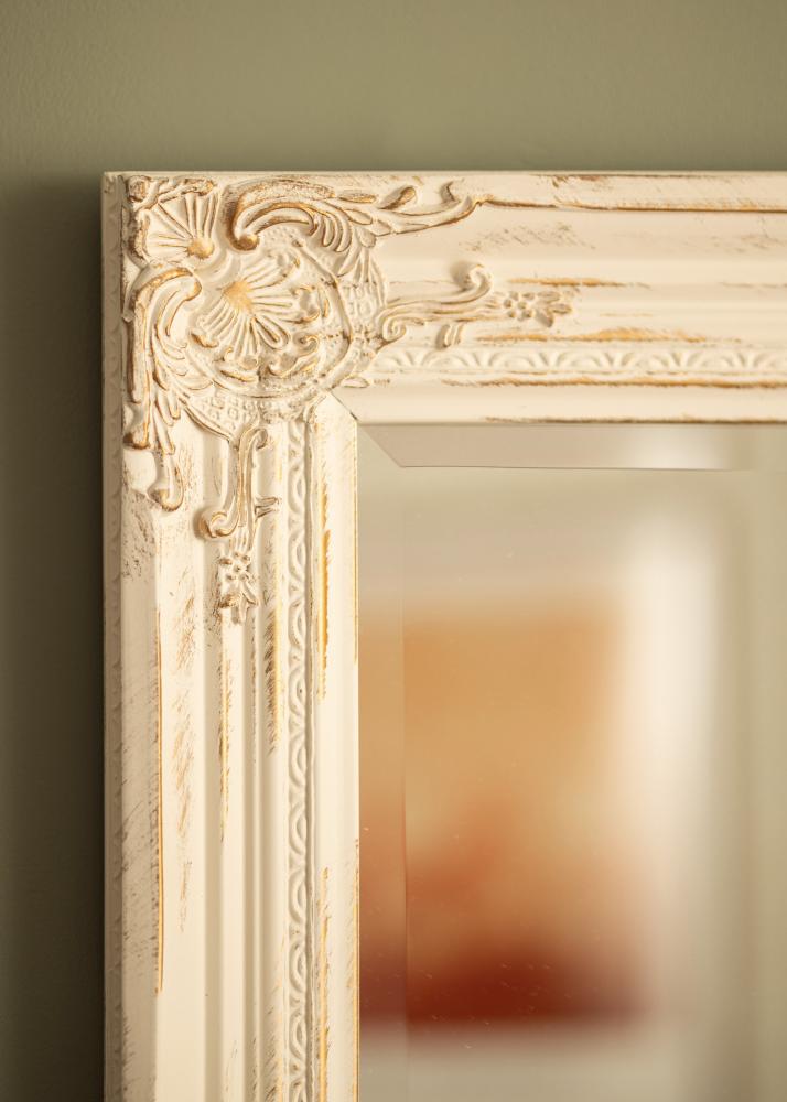 Espelho Antique Branco 50x70 cm