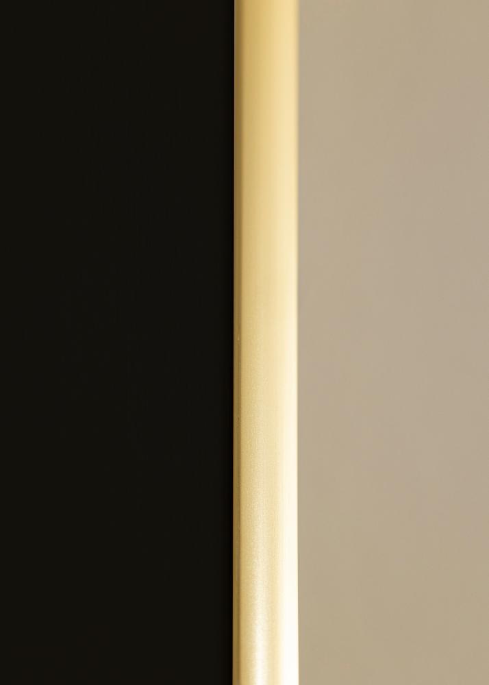 Moldura New Lifestyle Dourado 40x50 cm - Passe-partout Preto 12x16 inches
