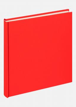 Cloth lbum Vermelho - 22,5x24 cm (40 Pginas brancas / 20 folhas)