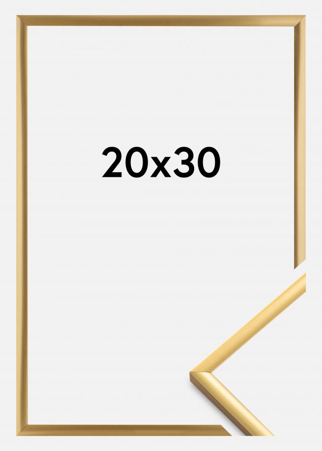 Moldura New Lifestyle Vidro acrílico Shiny Gold 20x30 cm