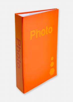 ZEP lbuns de fotografias Cor de laranja - 402 Fotografias em formato 11x15 cm