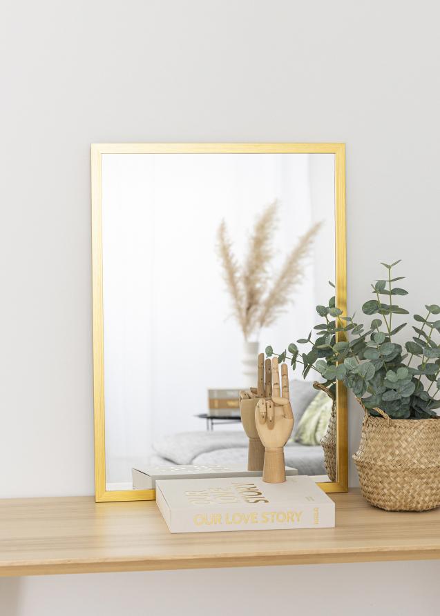 Espelho Gold Wood 50x70 cm