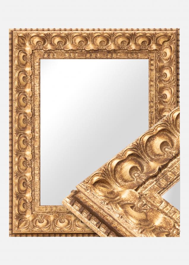 Espelho Skokloster Dourado - Tamanho personalizável