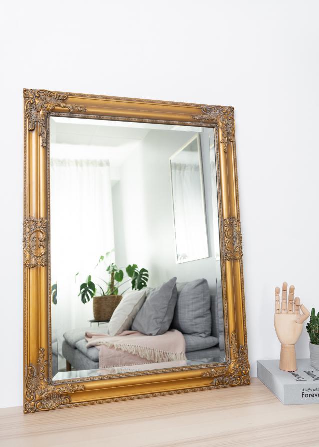 Espelho Bologna Dourado 50x70 cm