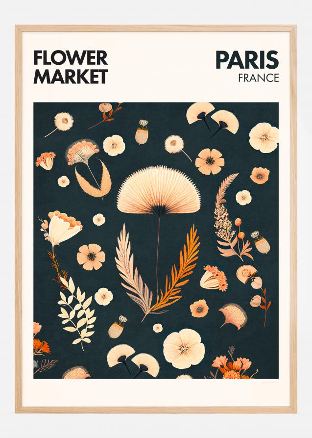 Flower Market - Paris Póster