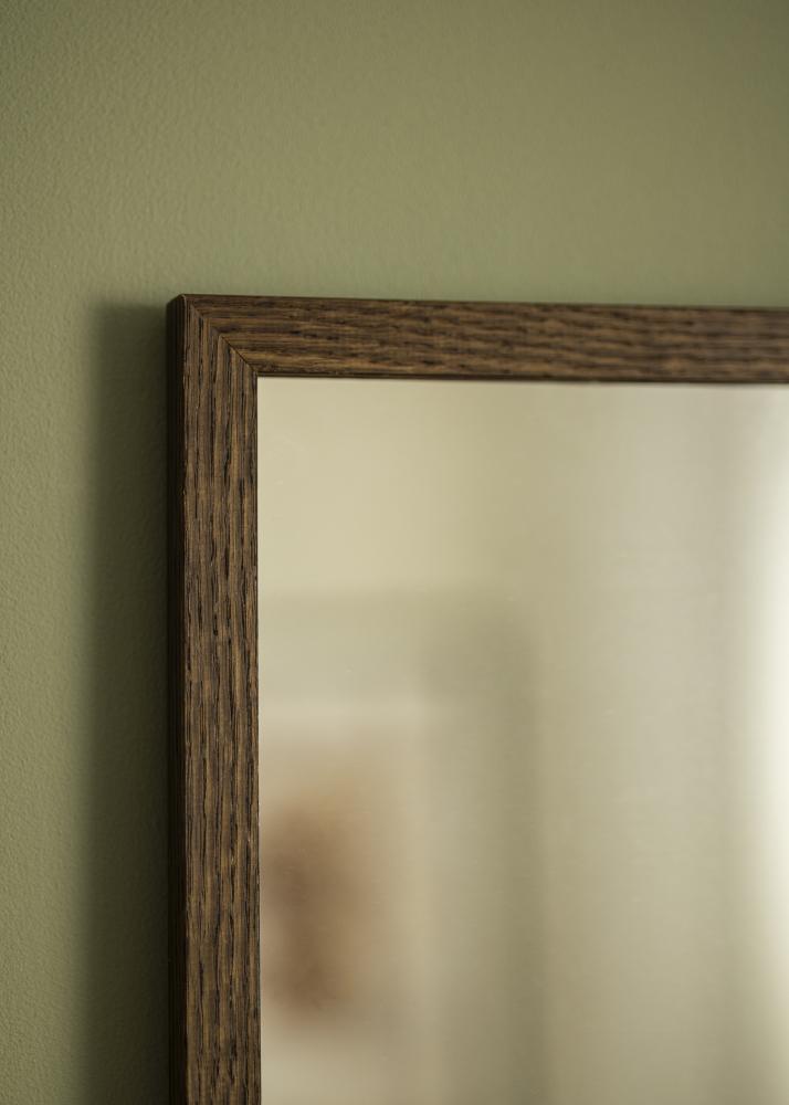 Espelho Solid Smoked Oak 70x70 cm