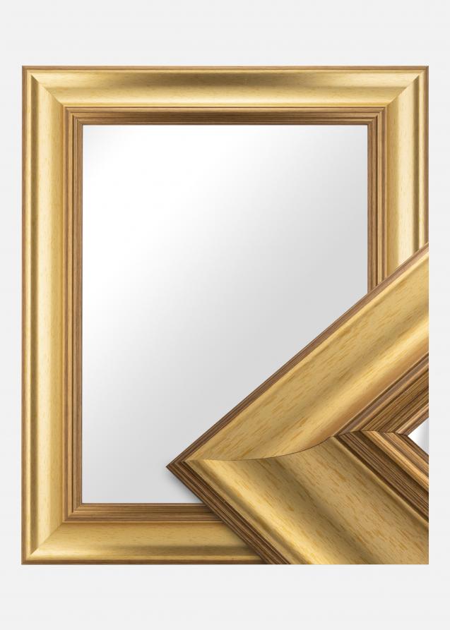 Espelho Hampshire Dourado - Tamanho personalizável