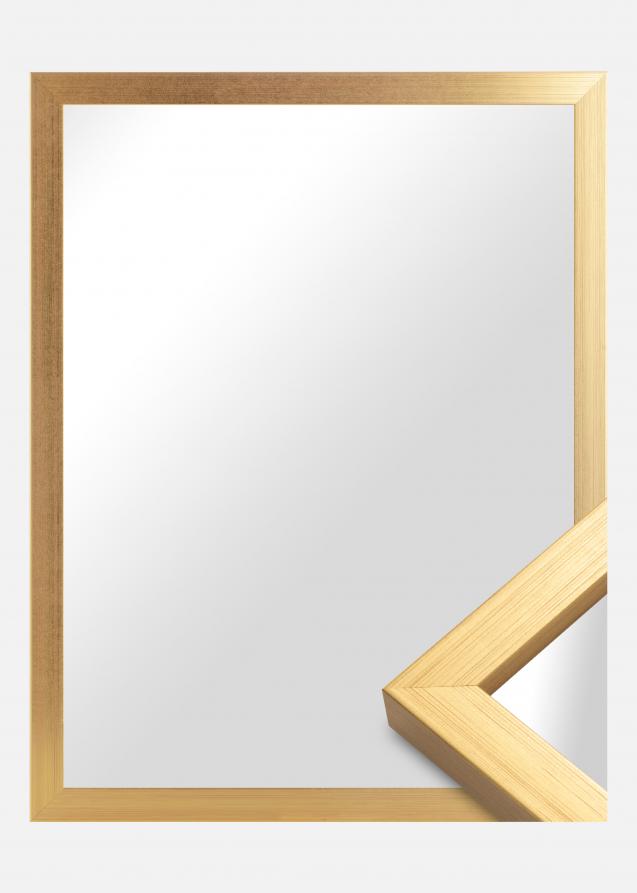 Espelho Blocky Dourado - Tamanho personalizável