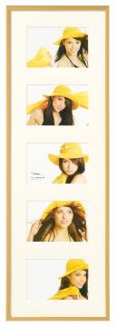 New Lifestyle Conjunto de molduras Dourado - 5 Fotografias (10x15 cm)