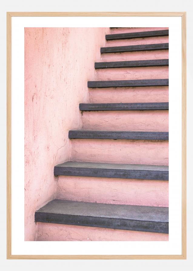 Pink Stairs Póster