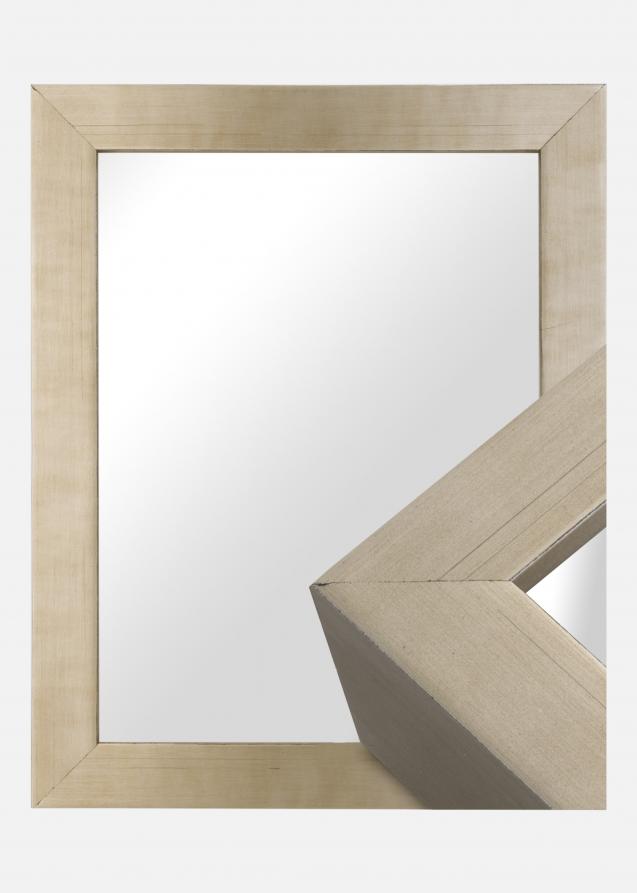 Espelho Somerset Prateado - Tamanho personalizável