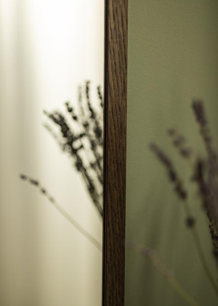 Espelho Solid Smoked Oak 70x70 cm