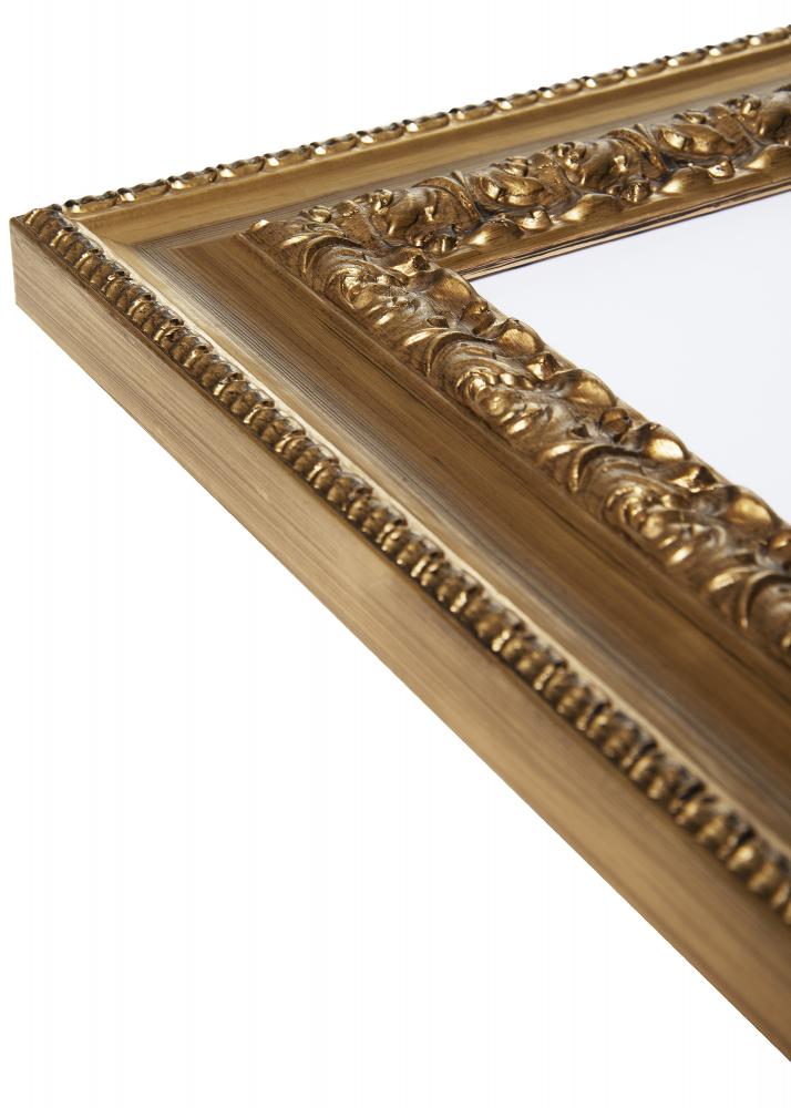 Espelho Drottningholm Dourado III - Tamanho personalizvel