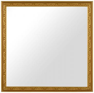 Espelho Nostalgia Dourado 40x40 cm