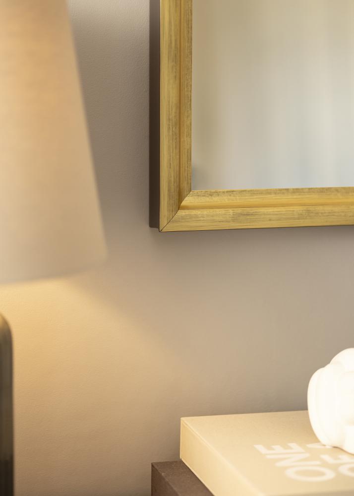 Espelho Sandarne Dourado - Tamanho personalizvel