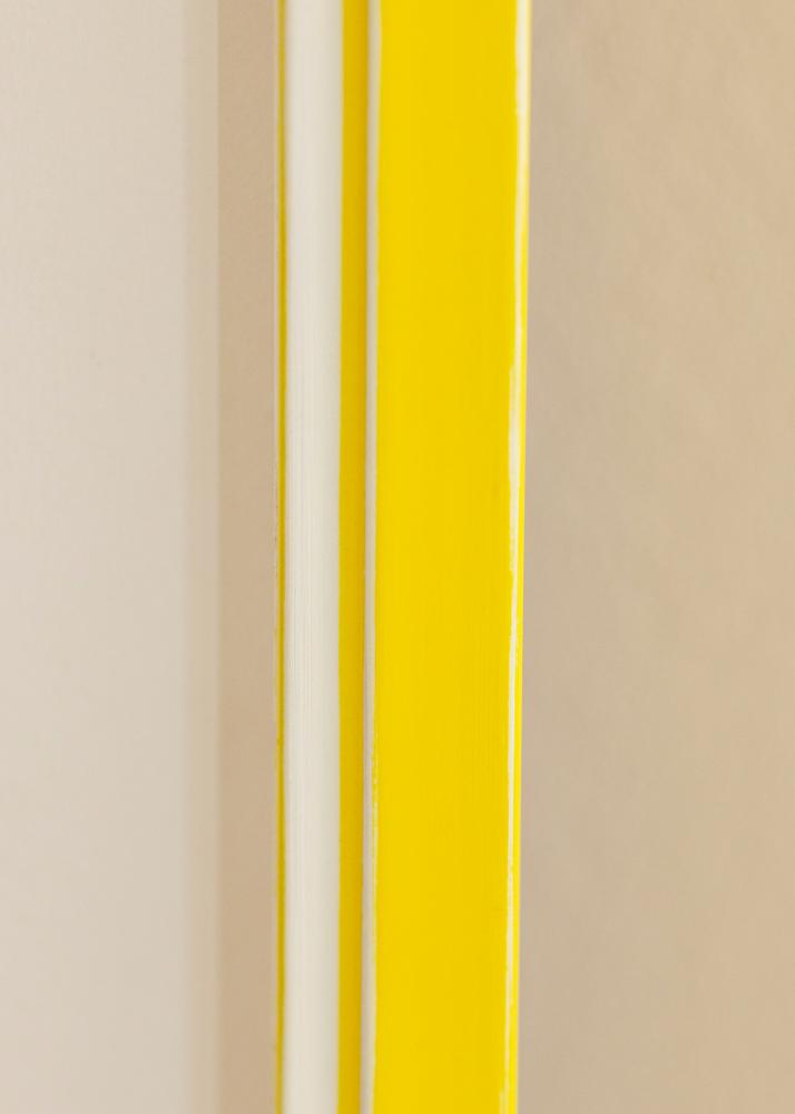 Moldura Diana Vidro acrlico Amarelo 28x35 cm