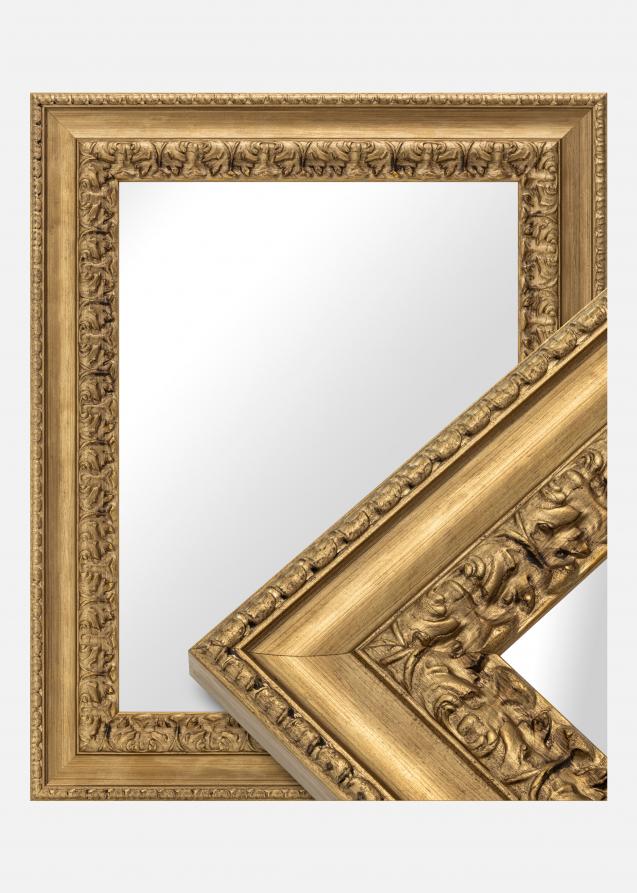 Espelho Drottningholm Dourado III - Tamanho personalizável